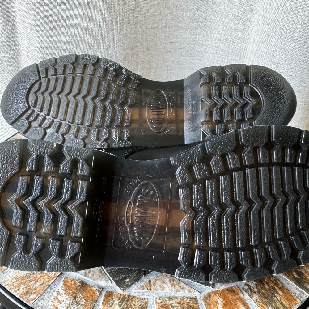 Solovair 3 Eye Gibson Black Hi-Shine Leather | UK 5 / US 6 | Made in England - Picture 13 of 15
